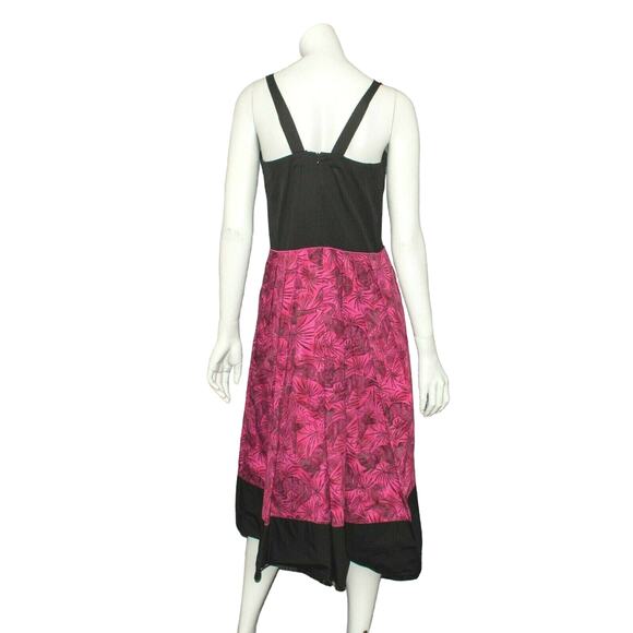 Peruvian Connection Women's Pleated Sleeveless Dress Floral Size 12 - Picture 4 of 5